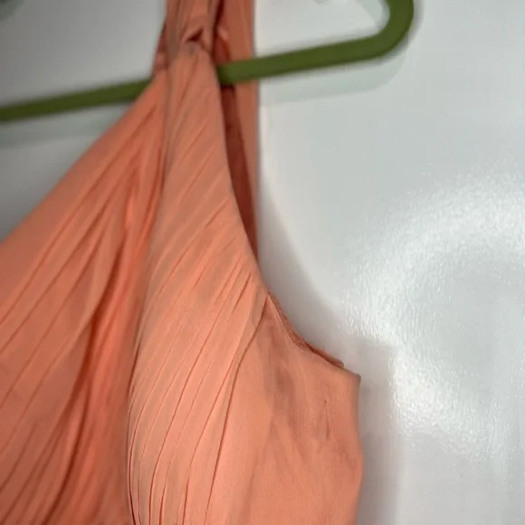 Donna Morgan Rhea One Shoulder Dress Orange size 8 - Picture 10 of 11